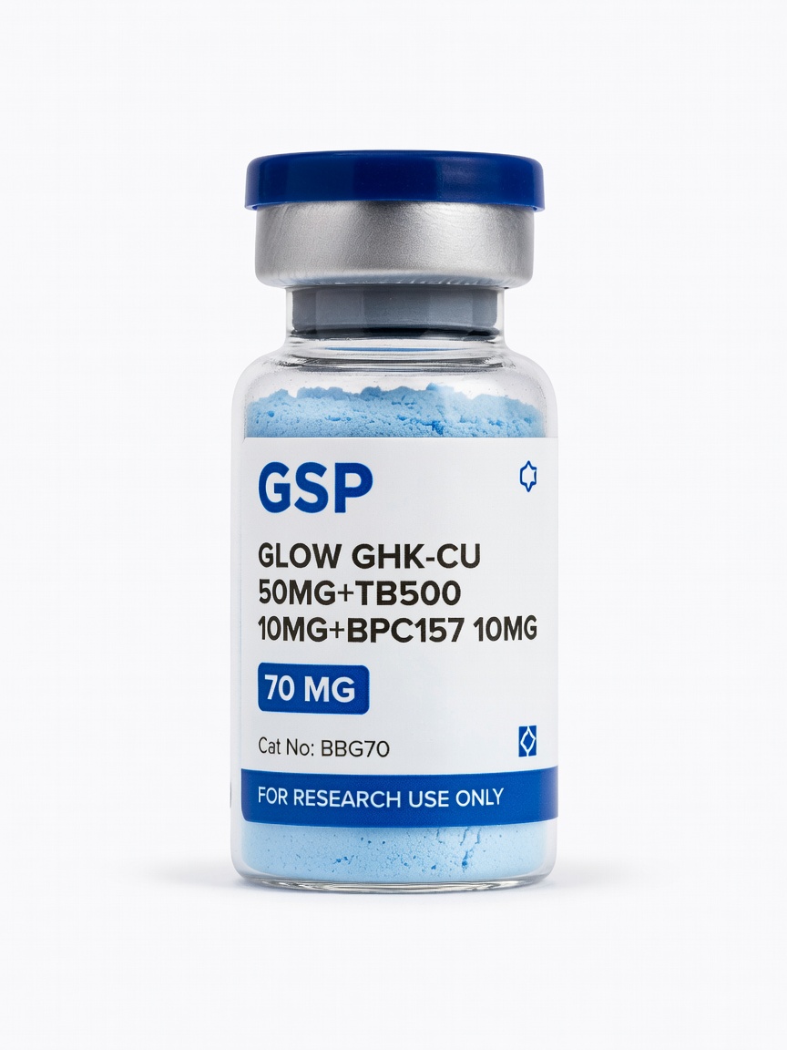 GLOW GHK-CU 50mg+TB500 10mg+BPC157 10mg product photo